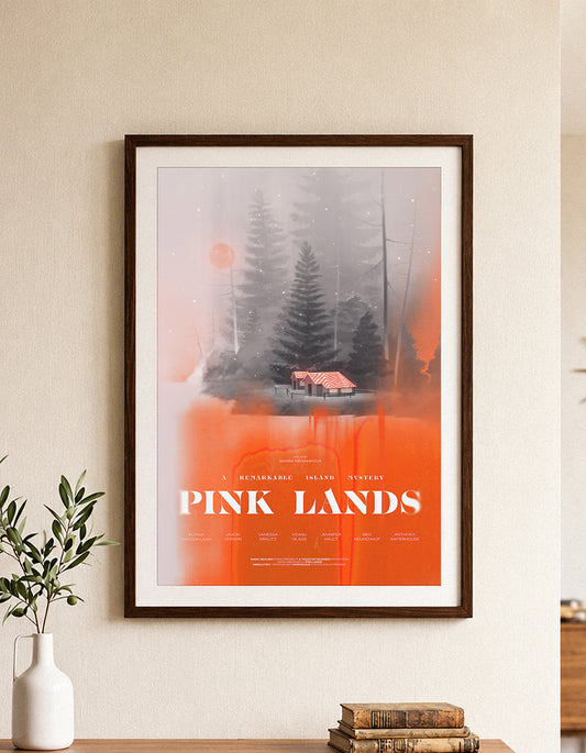 Pink Lands 24X34''