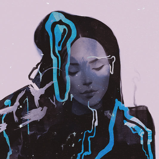Memory Waves pt2 26''x26''