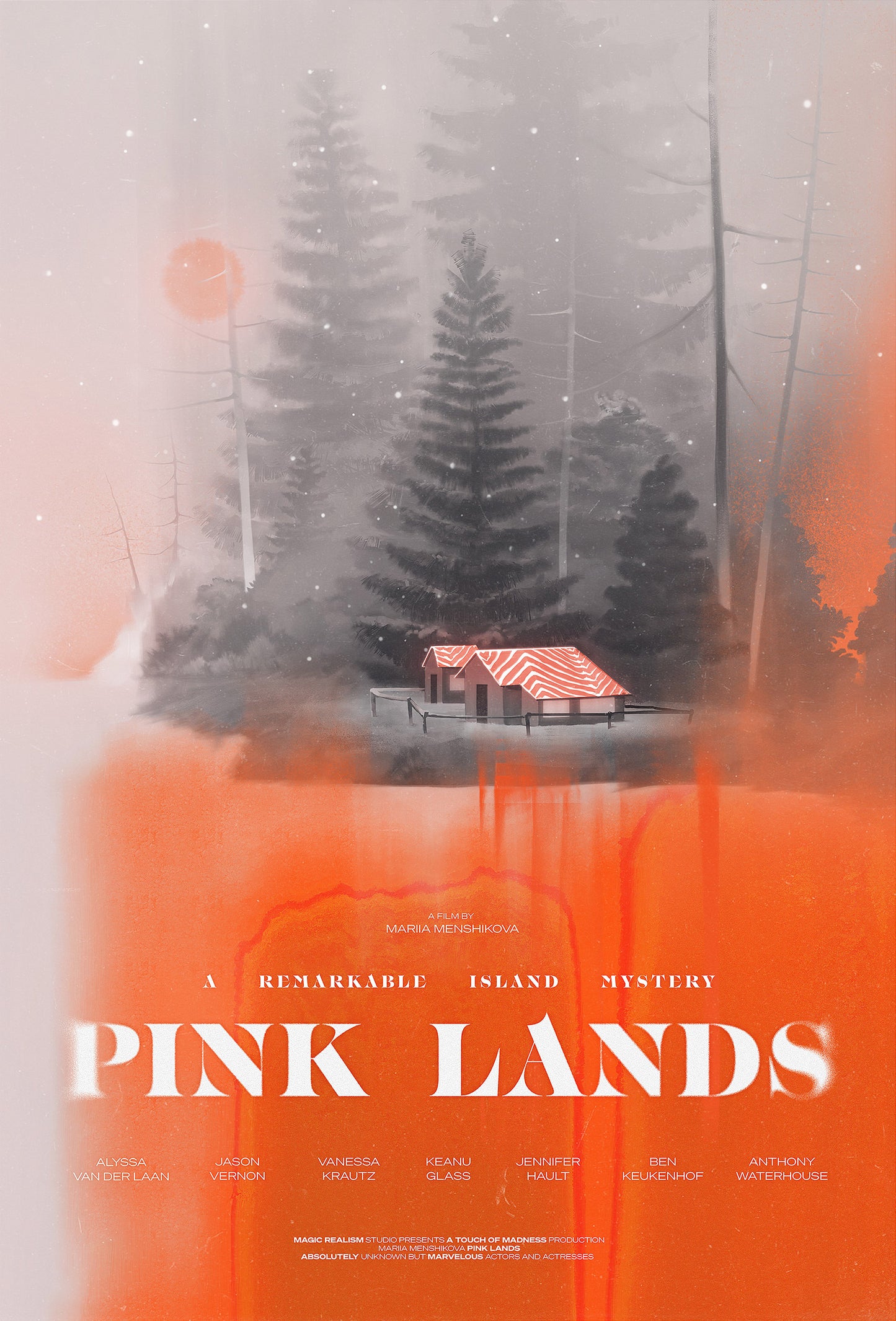 Pink Lands 24X34''