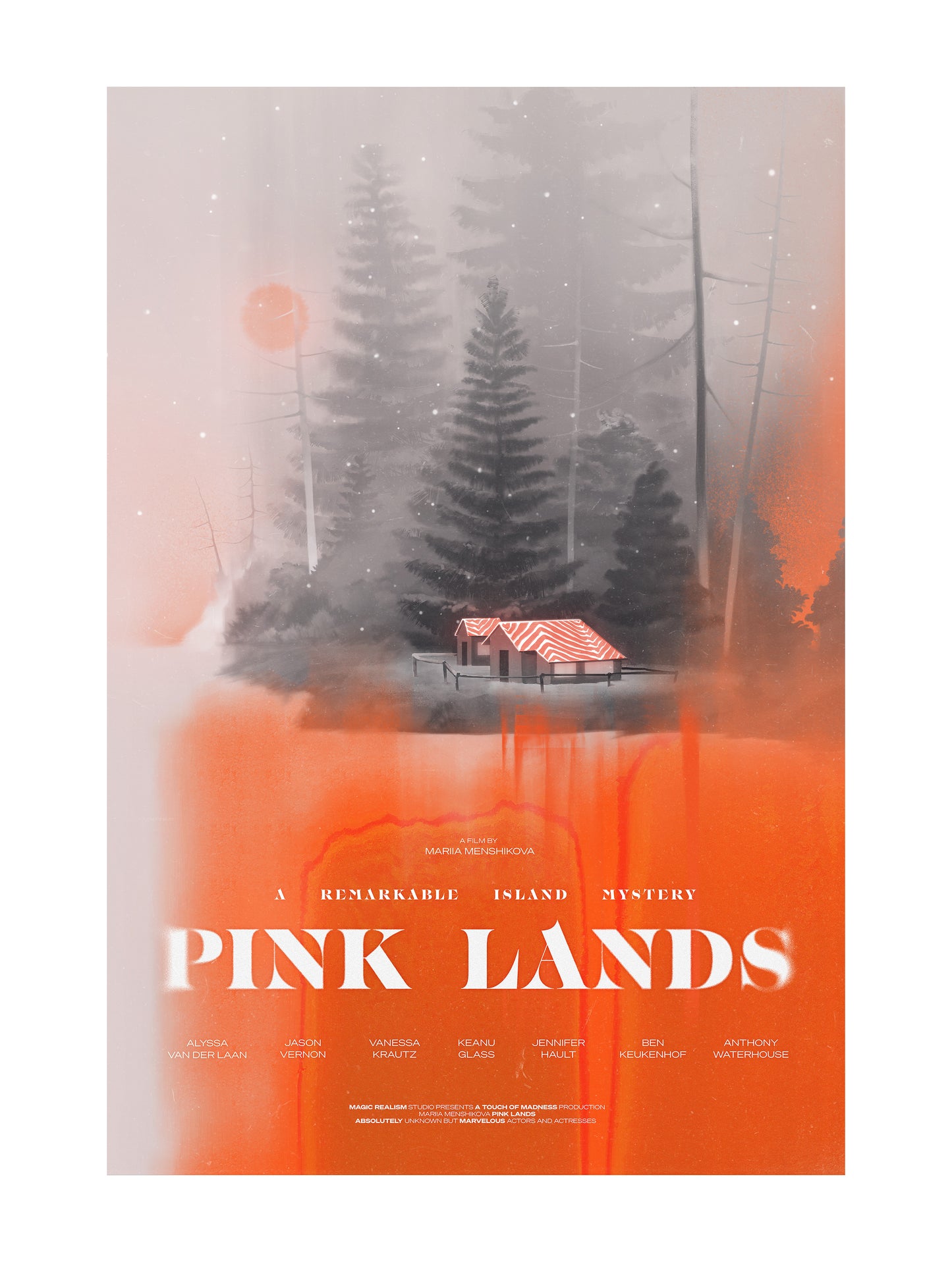 Pink Lands 24X34''