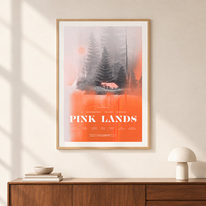 Pink Lands 24X34''