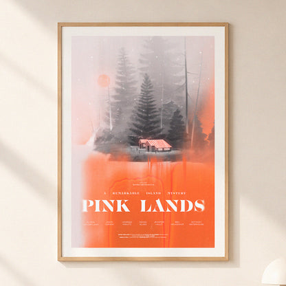 Pink Lands 24X34''