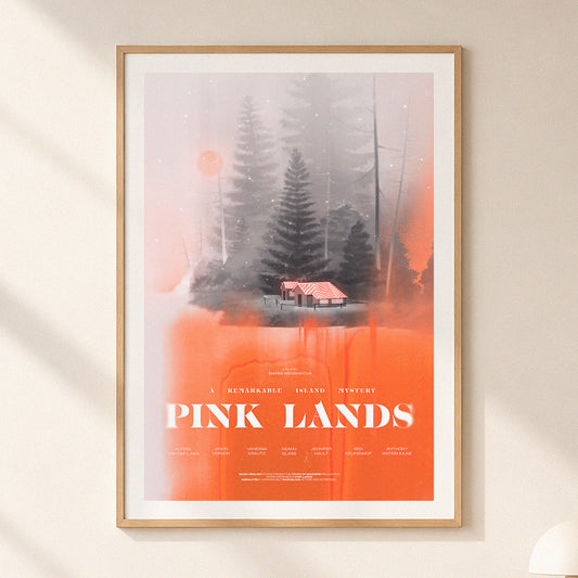 Pink Lands 24X34''